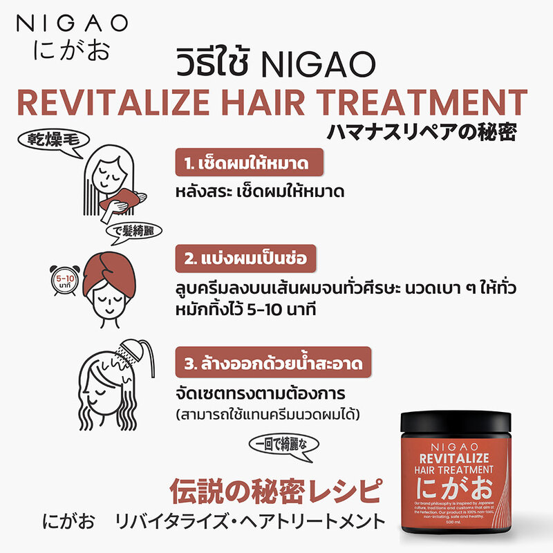 NIGAO Revitalize Hair Treatment 500ml