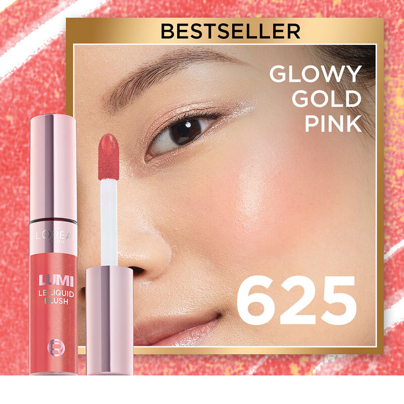 Loreal Paris Lumi Le Liquid Blush 11ml #625 Glowy Gold Pink