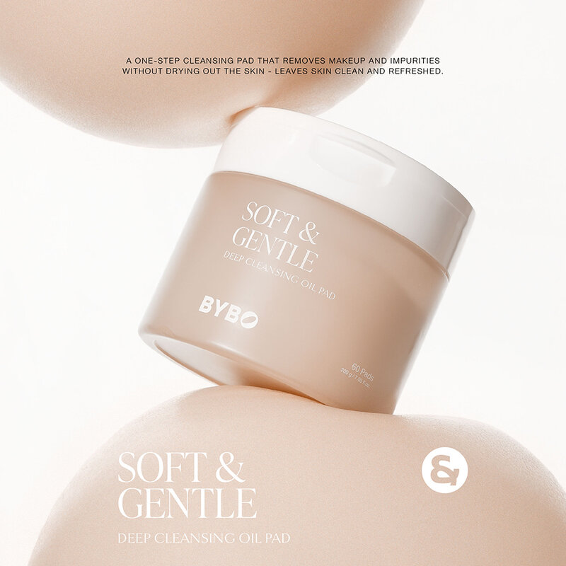 BYBO Soft & Gentle Deep Cleansing Oil Pad 200g