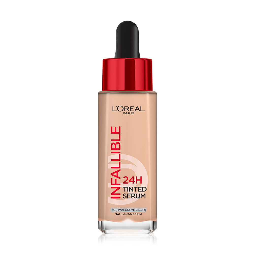 Loreal Paris Infallible 24H Tinted Serum 30ml #3-4 Light Medium