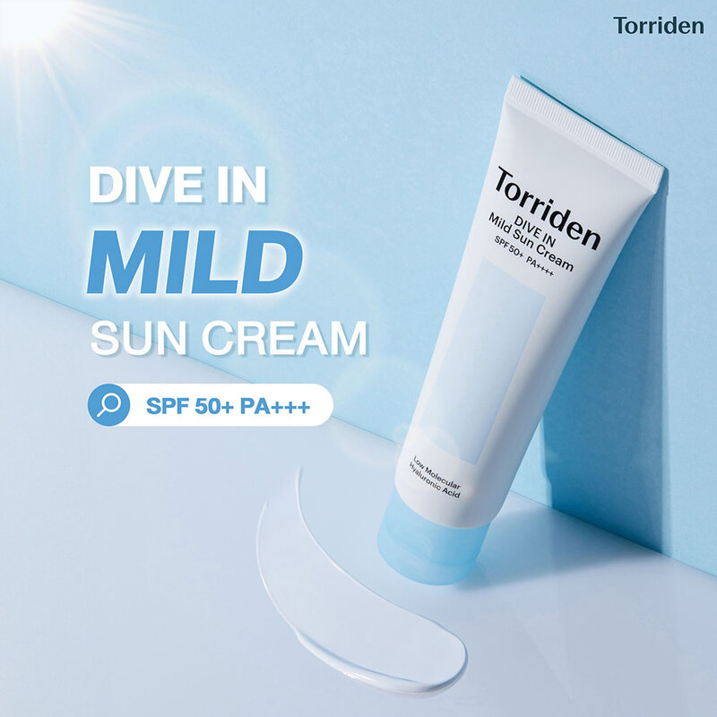 Torriden Mild Sun Cream 低刺激性 Torriden Dive In Mild Sun Cream SPF50+ PA++++ 60ml | DODO