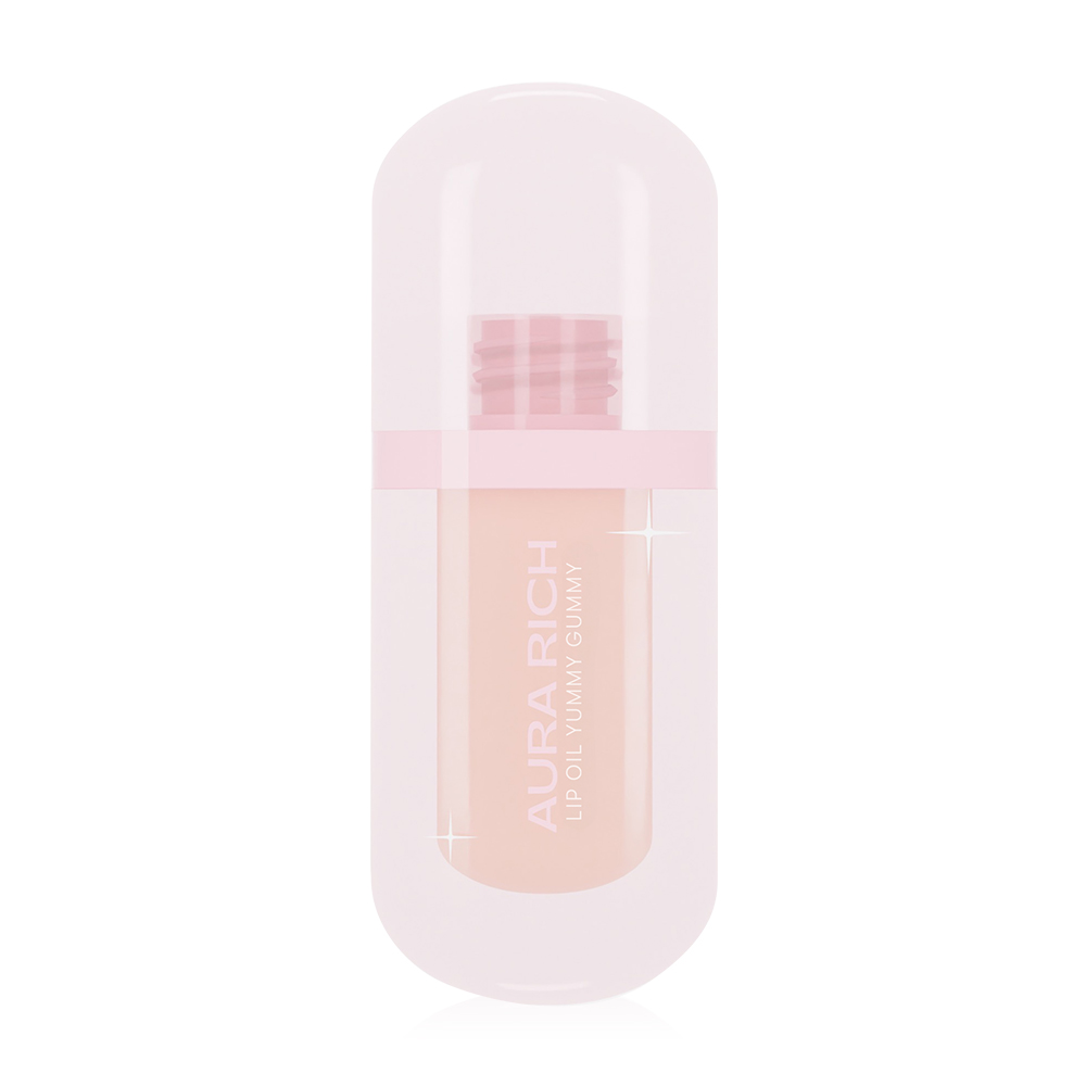 Aura Rich Lip Oil Yummy Gummy 7.3g #02 Barbie Roses