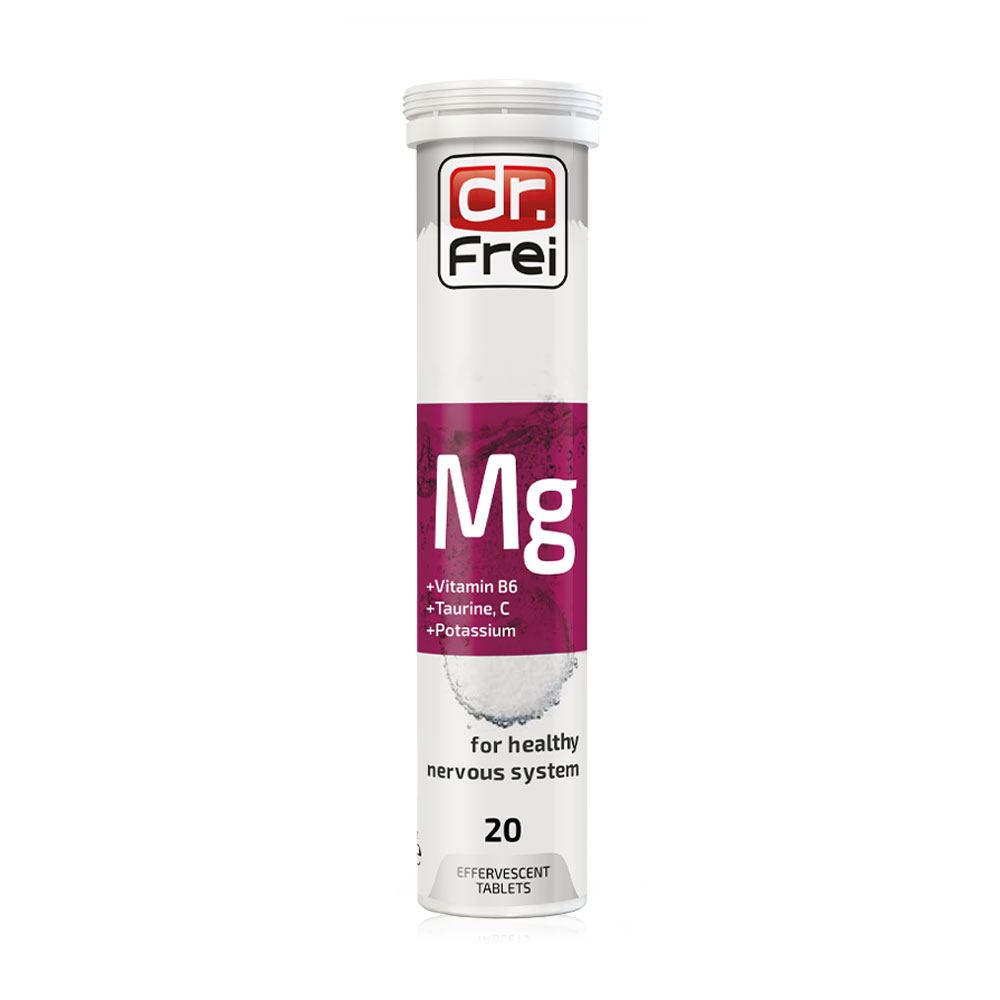Dr.Frei Magnesium + Vitamin B6 + Taurine + Vitamin C + Potassium 20 Tablets