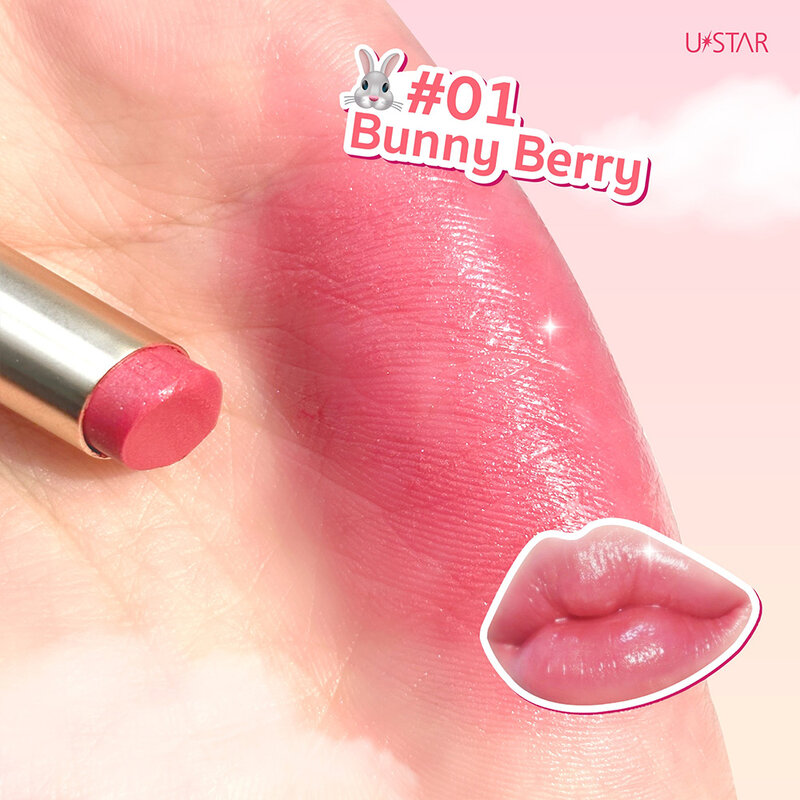 U-Star Zignature Maxx Cover Sheer Tint Stick 1.8g #01 Bunny Berry