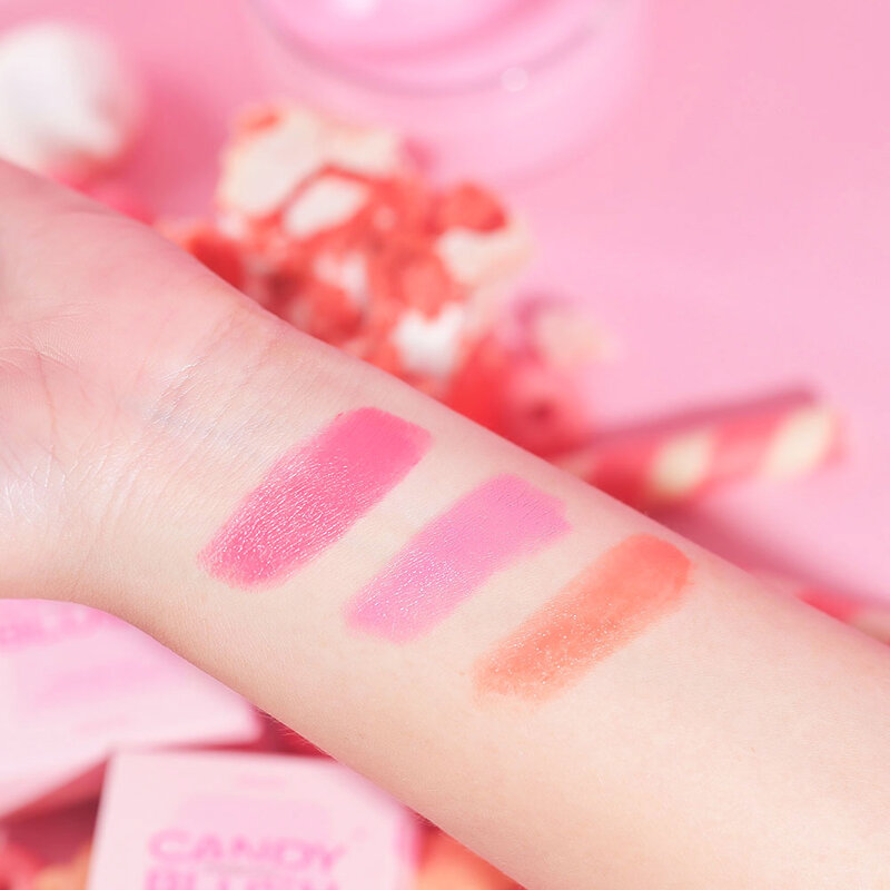 Aura Rich Blush Stick Candy Blush 10g #02 Soft Pink
