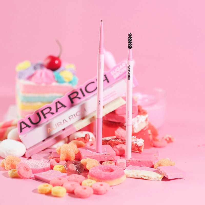 Aura Rich Sugar Brow Eyebrow Pencil 0.2g #01 Black