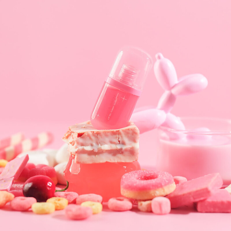 Aura Rich Lip Oil Yummy Gummy 7.3g #02 Barbie Roses