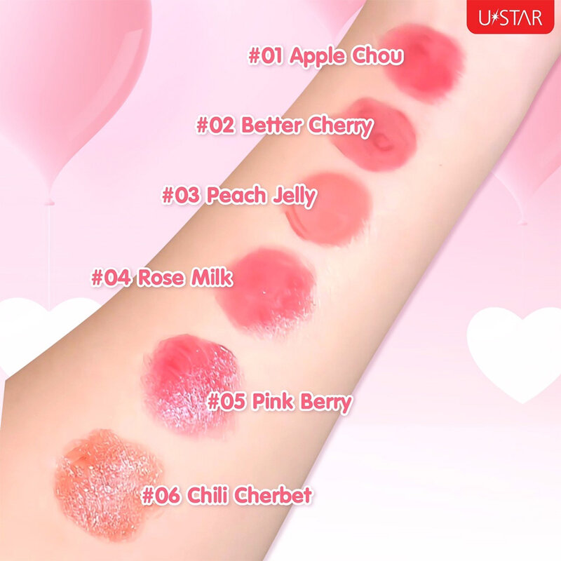 U-Star Zignature Maxx Cover Lip Plumping Gloss 2g #01 Apple Chou