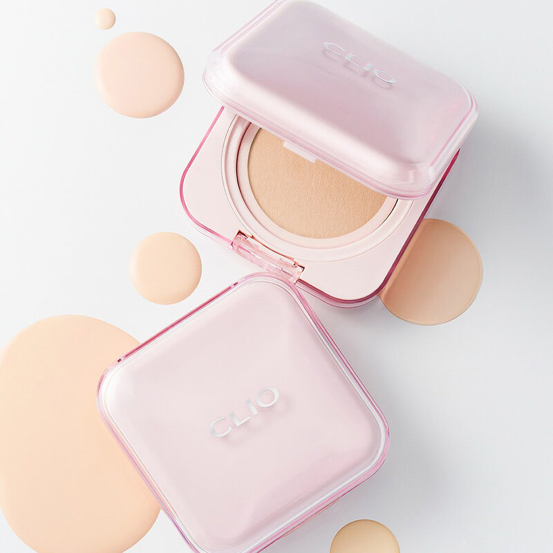 CLIO Kill Cover Mesh Glow Essential Cushion SPF50+ PA++++ 15g + Refill 15g #21N Linen