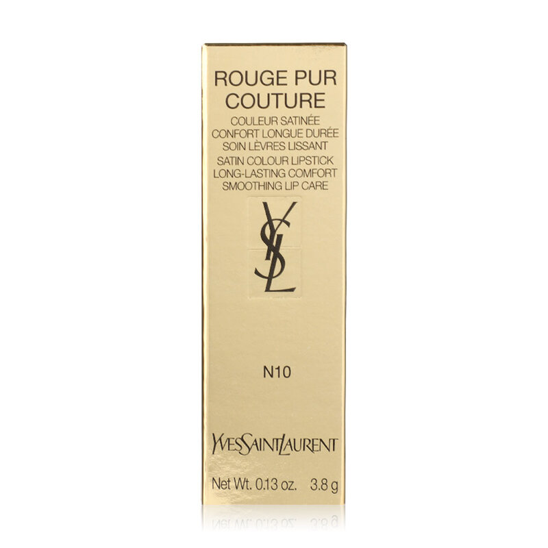 YSL Rouge Pur Couture Pure Color-in-Care Satin Lipstick 3.8g #N10 Nude Stiletto