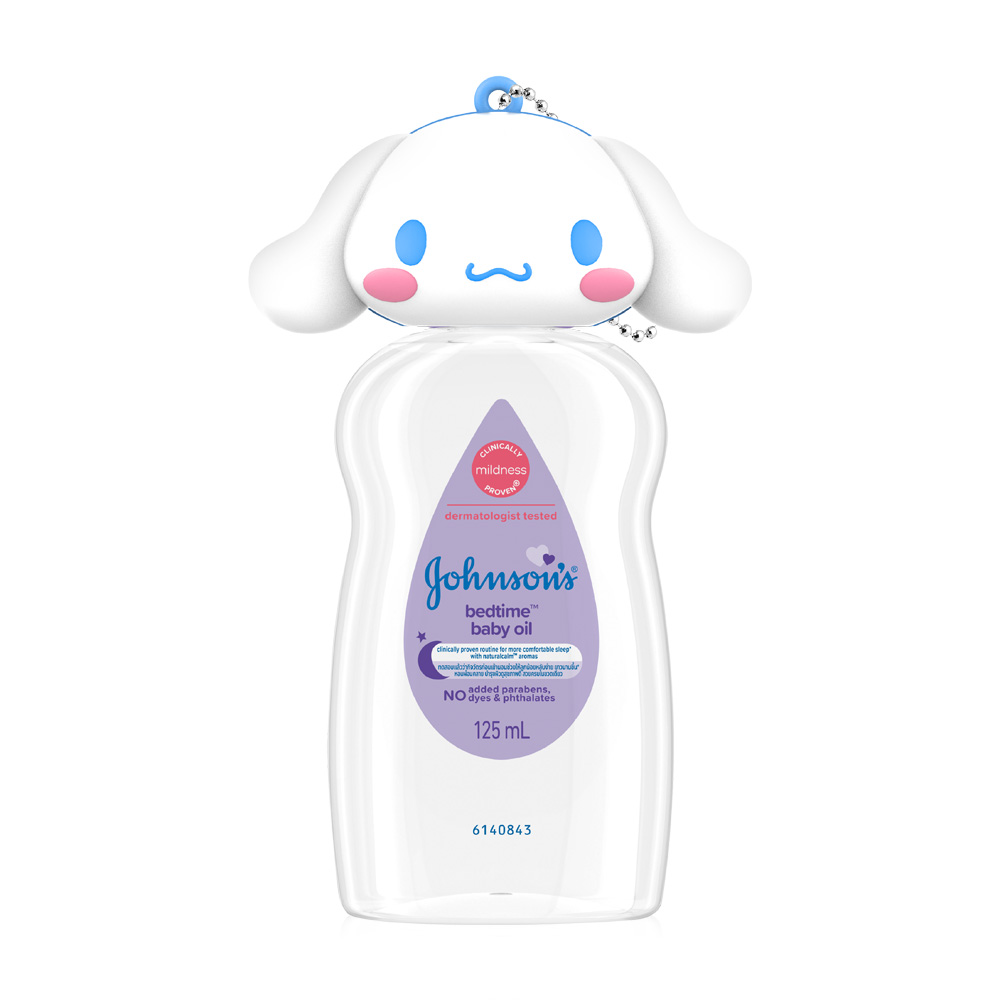 Johnsons Baby Bedtime Oil 125ml [Free! Sanrio Header Cinnamoroll]