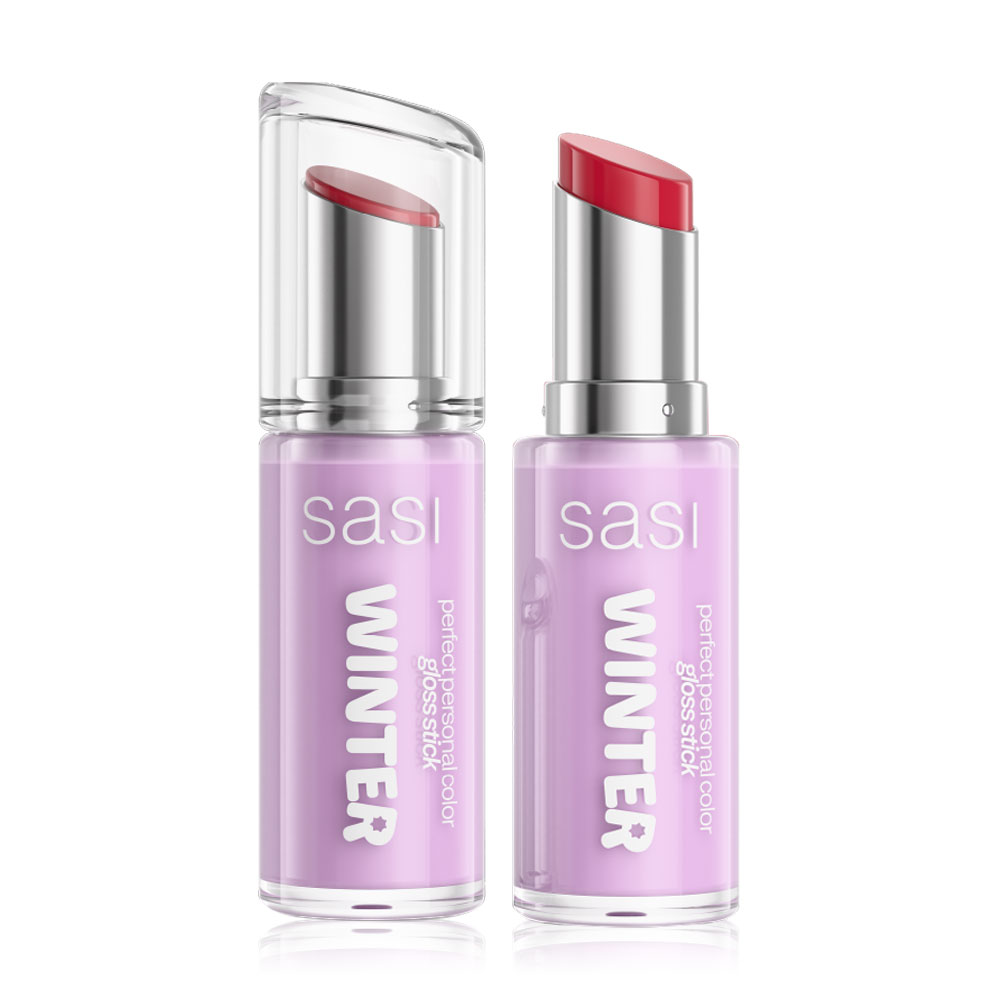 SASI Perfect Personal Color Gloss Stick 3g #W08 Ruby Red