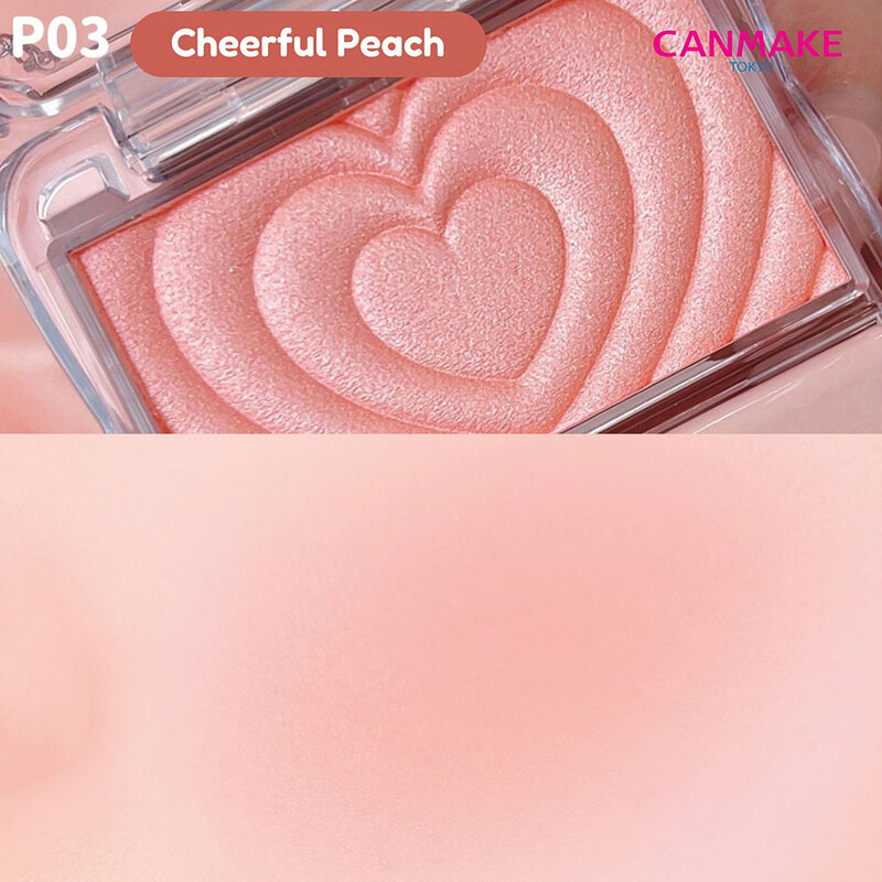 Canmake Powder Cheeks 1.8g #P03 Cheerful Peach