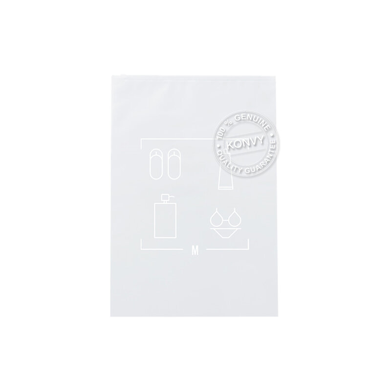 NaChuan Travel Storage Bag Set 10pcs #Transparent Matte White TA