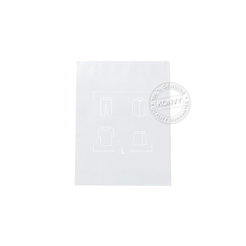 NaChuan Travel Storage Bag Set 10pcs #Transparent Matte White TB