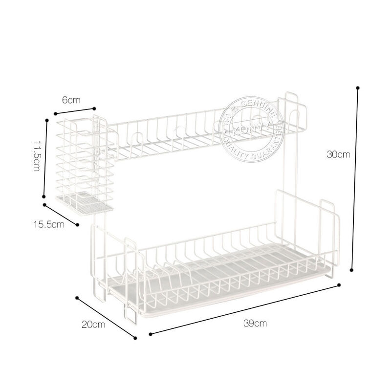 NaChuan Tableware Storage Rack #White