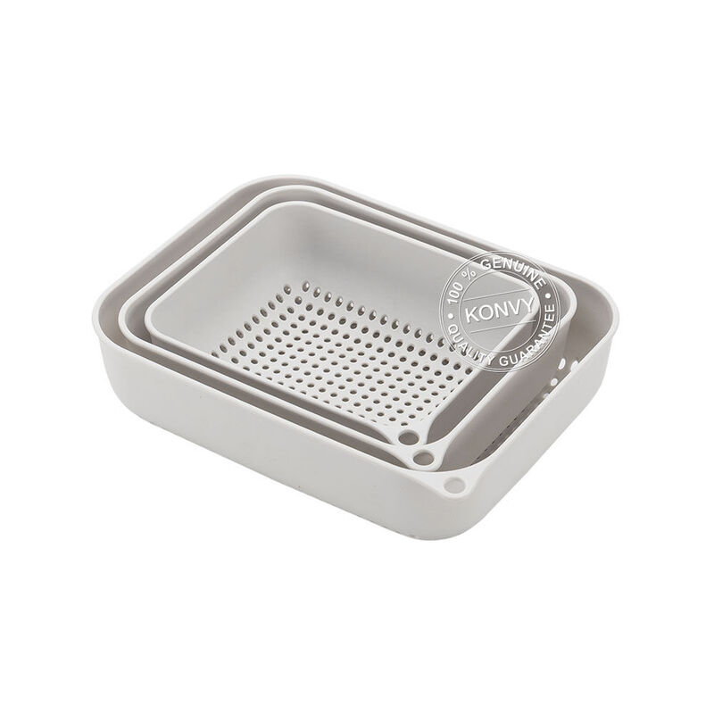 NaChuan Vegetable Basket Set #Gray