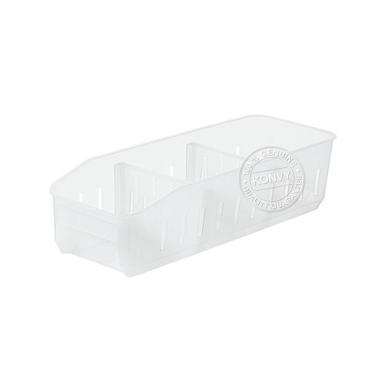 NaChuan Refrigerator Compartment Storage Box #Frosted Transparent