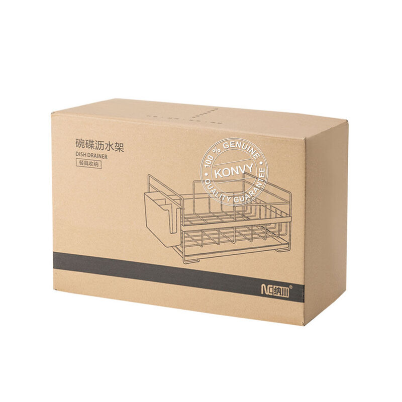 NaChuan Single Layer Dish Drain Rack #White