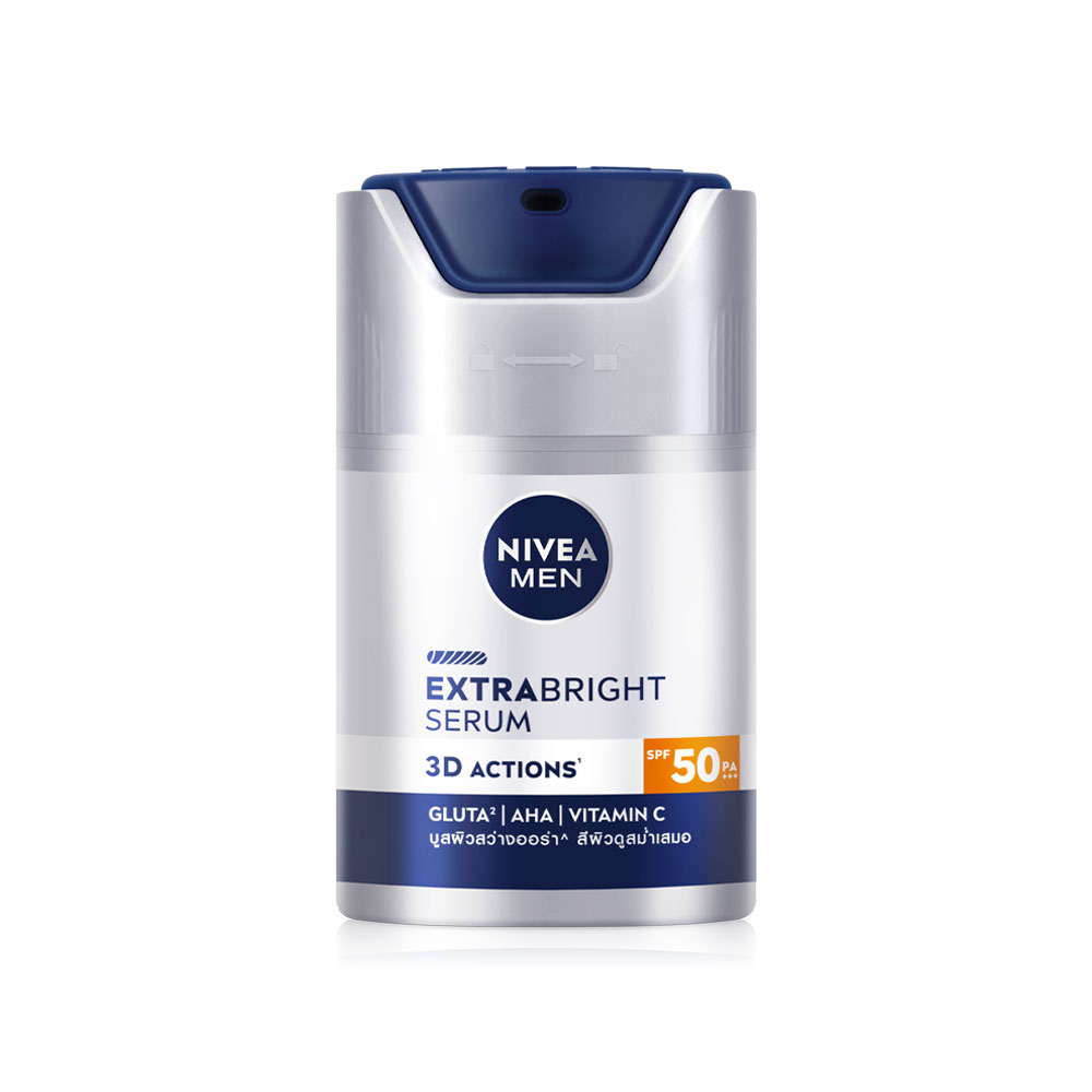 NIVEA Men Extra Bright Serum SPF50 PA+++ 50ml