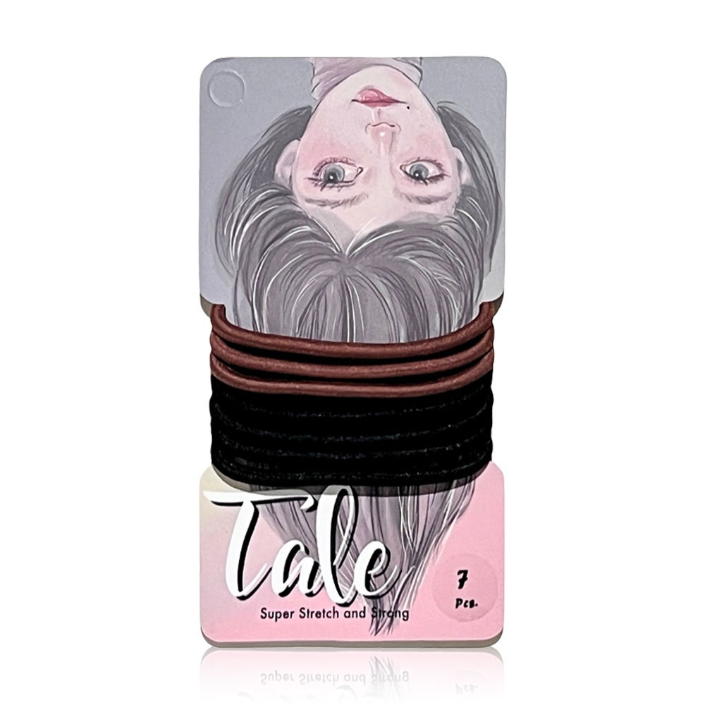 Tale Elastic Hair Ties 7pcs #L3