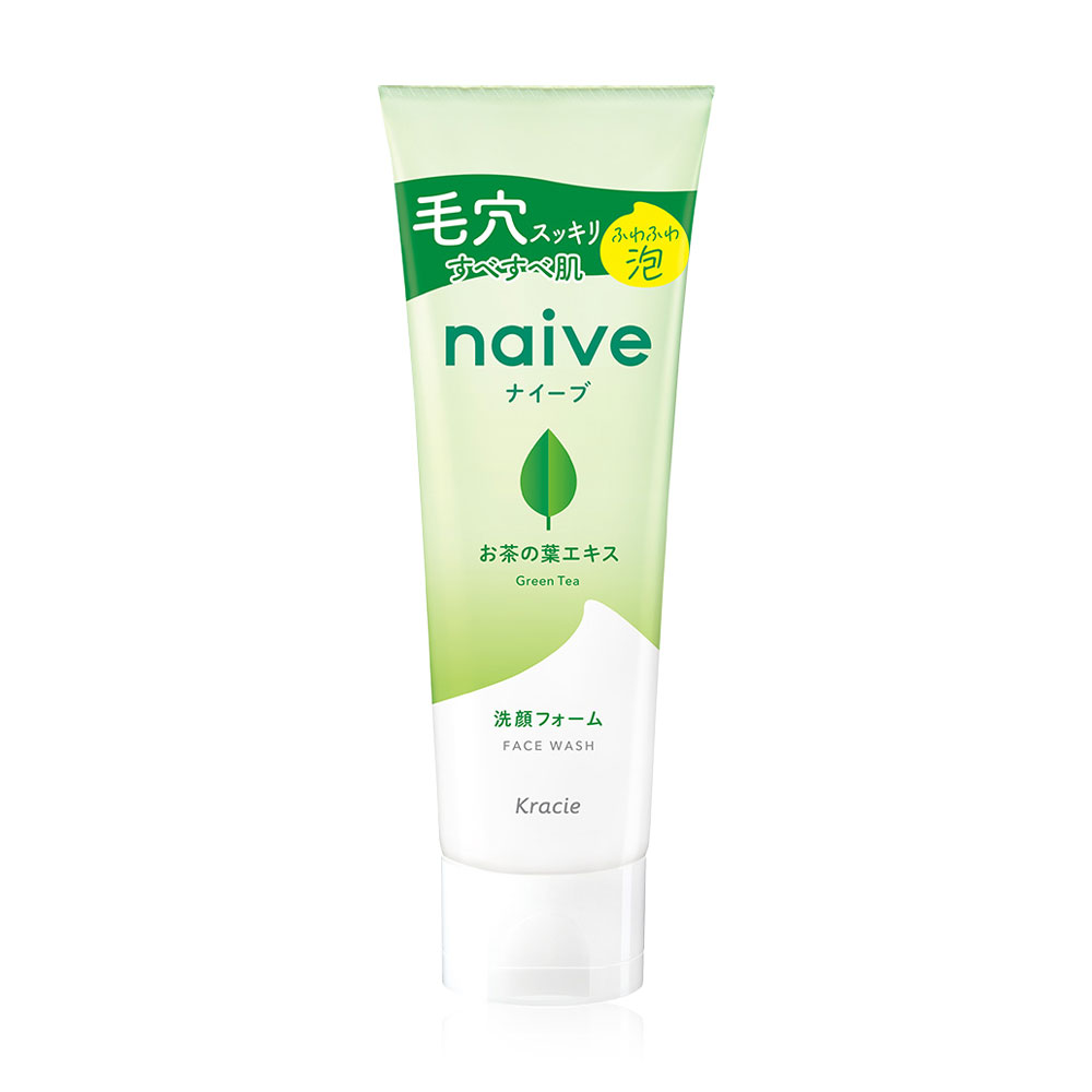 naive Face Wash Foam 130g #Green Tea