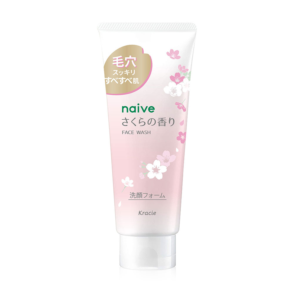 naive Face Wash Foam 130g #Sakura