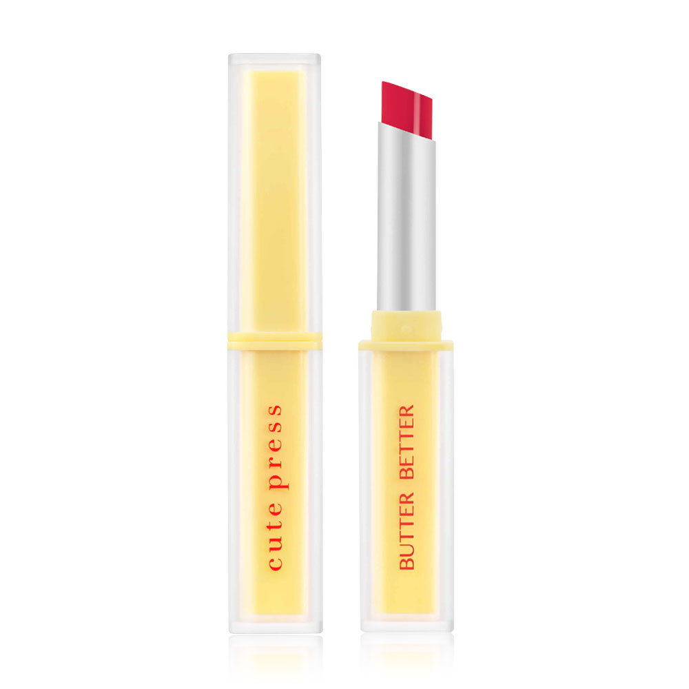Cute Press Butter Better Plumping Lip Tint Gel SPF40 PA++++ 1.8g #08 Cherry Tart