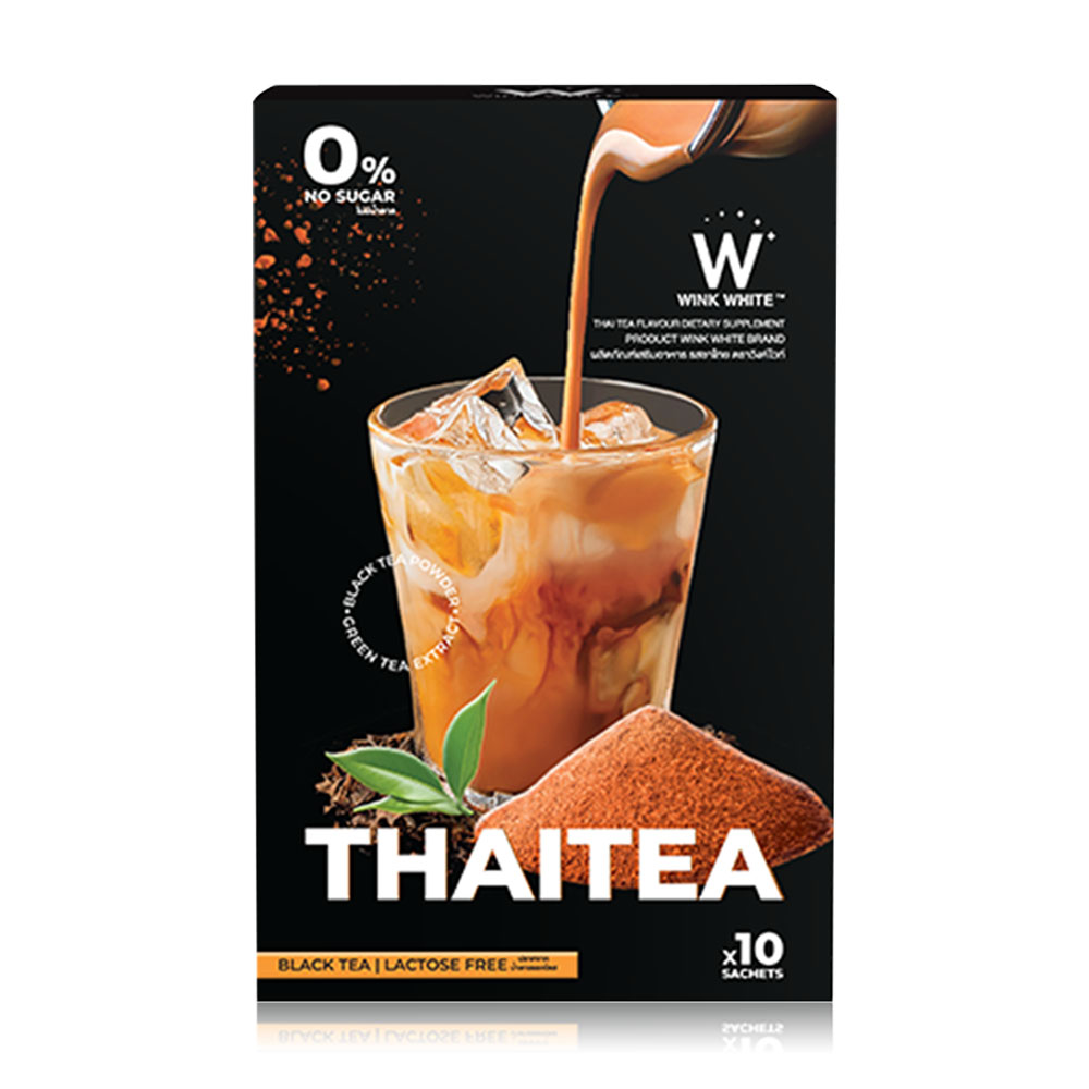 WinkWhite Thai Tea [10g x 10 Sachets]