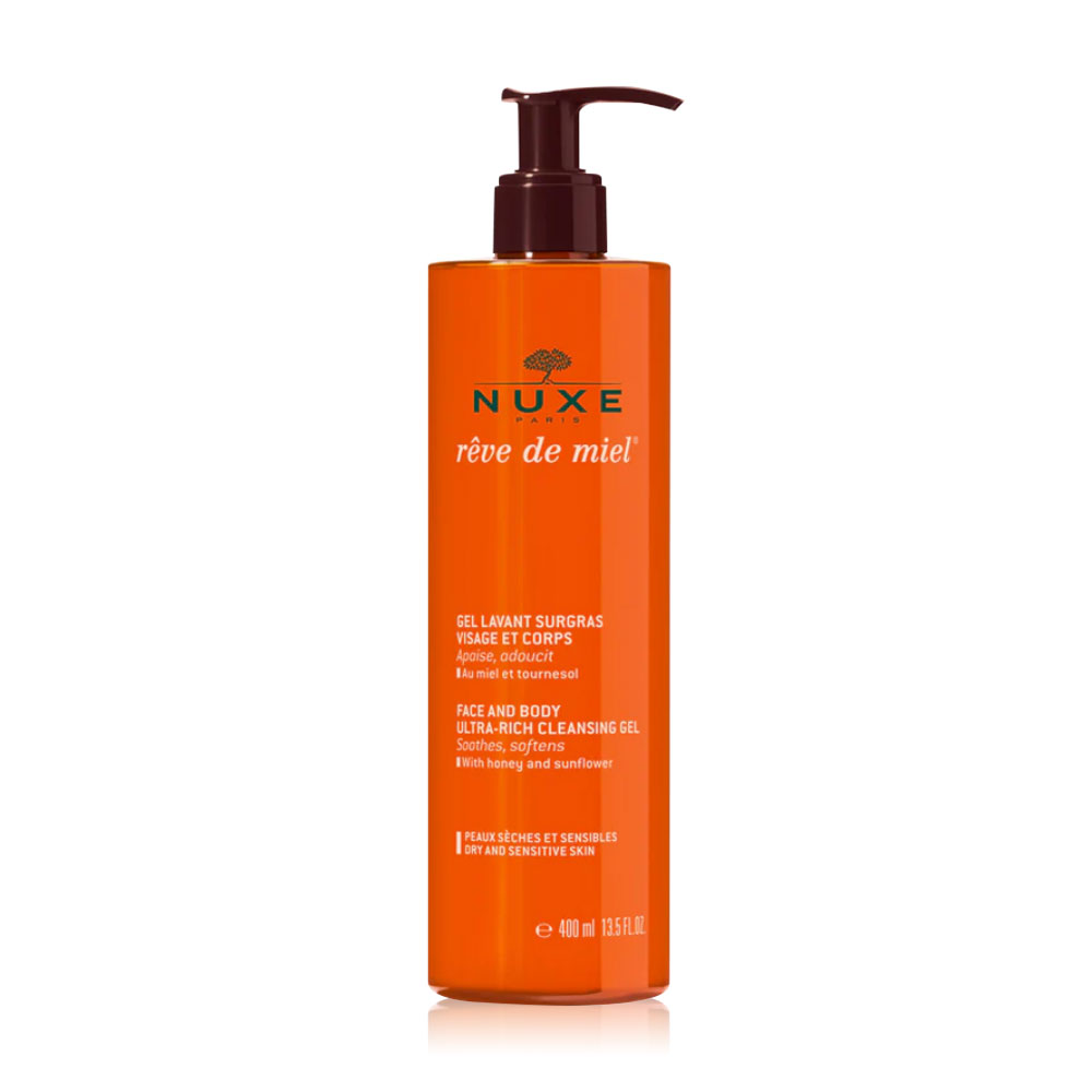 NUXE Reve De Miel Face And Body Ultra-Rich Cleansing Gel 400ml