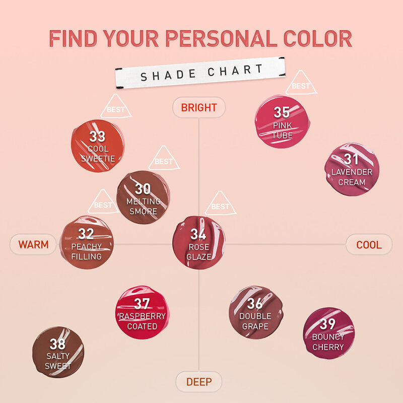 3CE Glazy Lip Glow 3.2g #33 Cool Sweetie