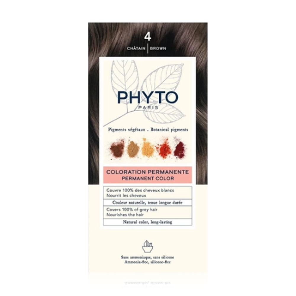PHYTO Permanent Color Set #4 Brown