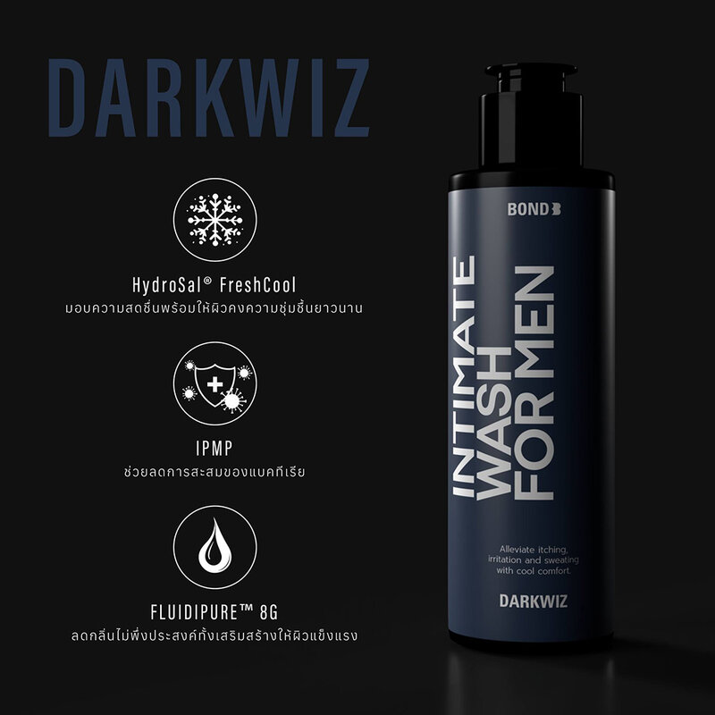 BOND Men's Intimate Wash Dark Wiz 130ml
