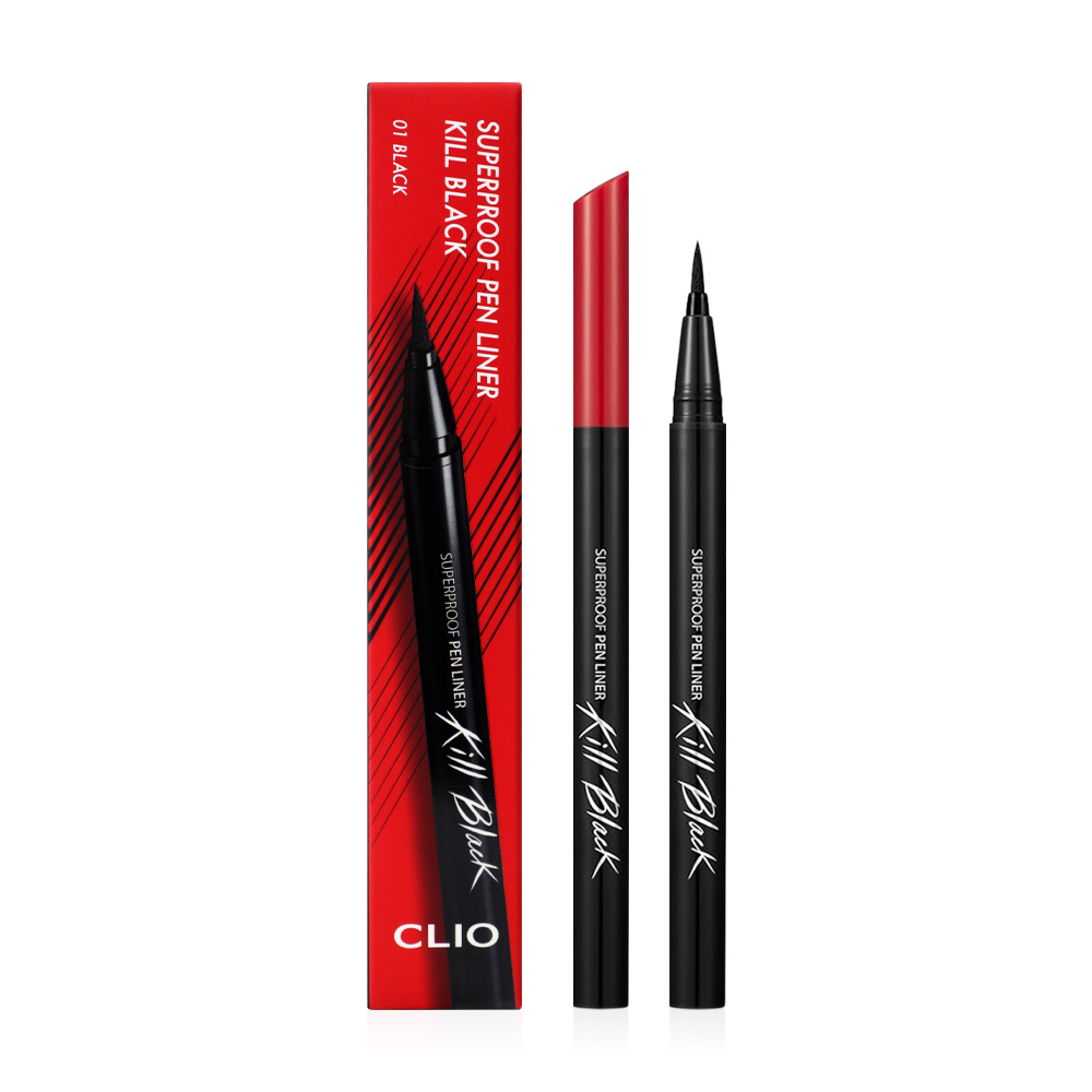 CLIO Superproof Pen Liner Kill Black 0.55ml #001 Black