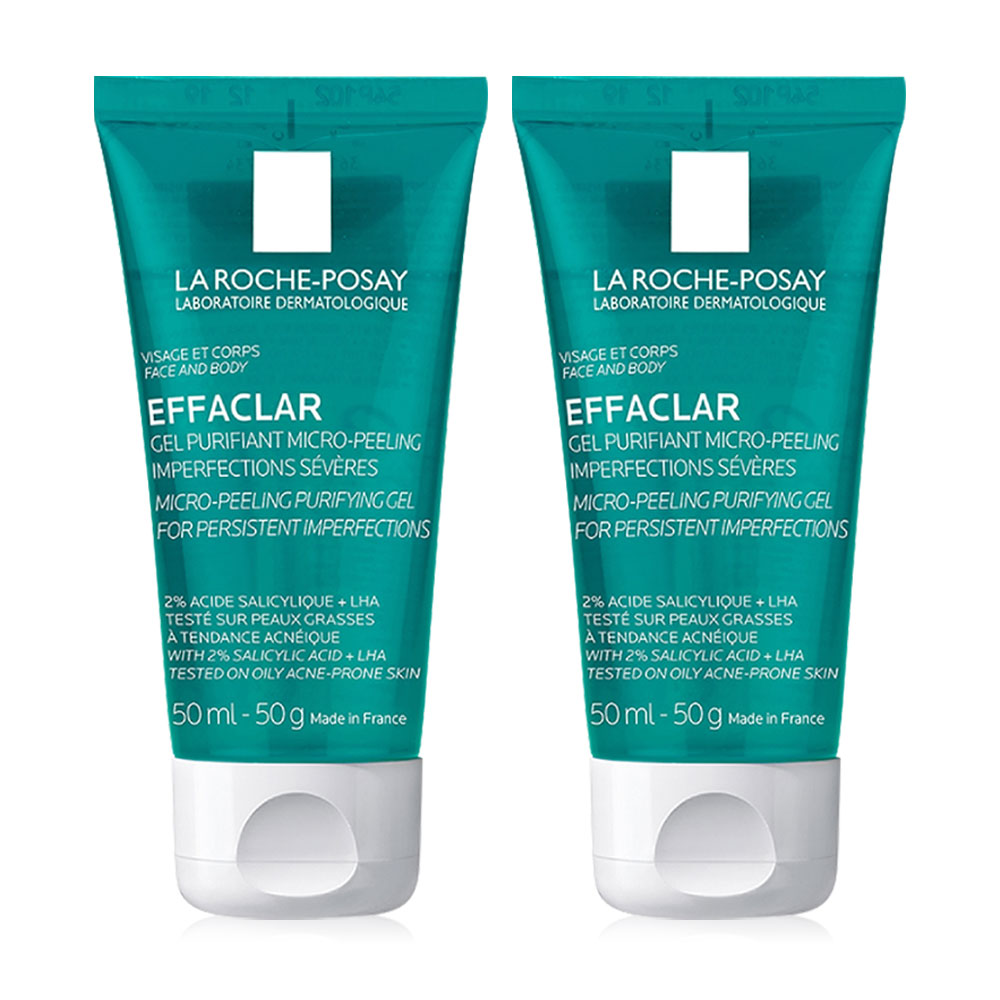 La Roche Posay Effaclar Micro-Peeling Purifying Gel [50ml x 2pcs]