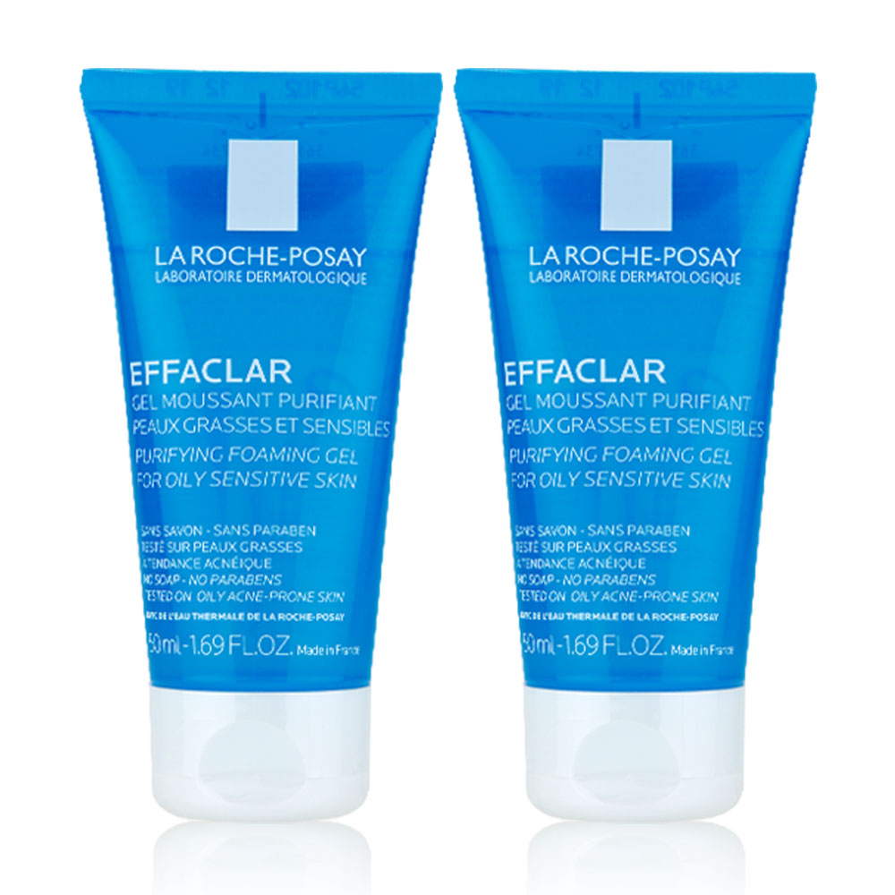 La Roche Posay Effaclar Purifying Foaming Gel [50ml x 2pcs]