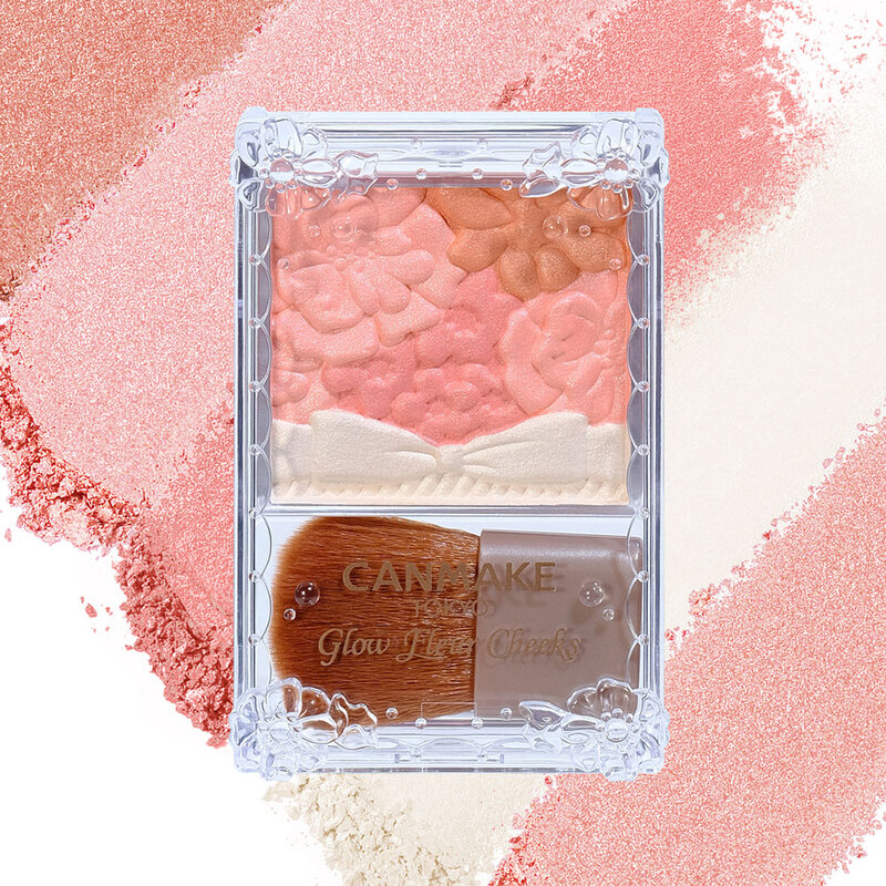 Canmake Glow Fleur Cheeks 5.7g #03 Fairy Orange Fleur