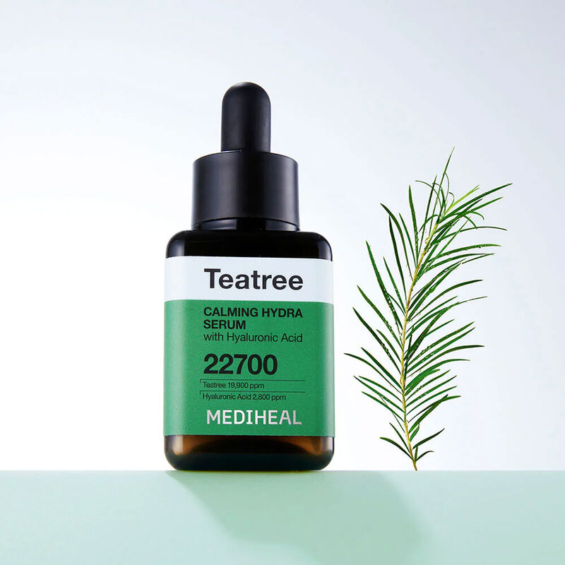 Mediheal Set 2 Item Mediheal Teatree Trouble Pad 170ml [100 Pads] + Mediheal Teatree Calming Hydra Serum 40ml