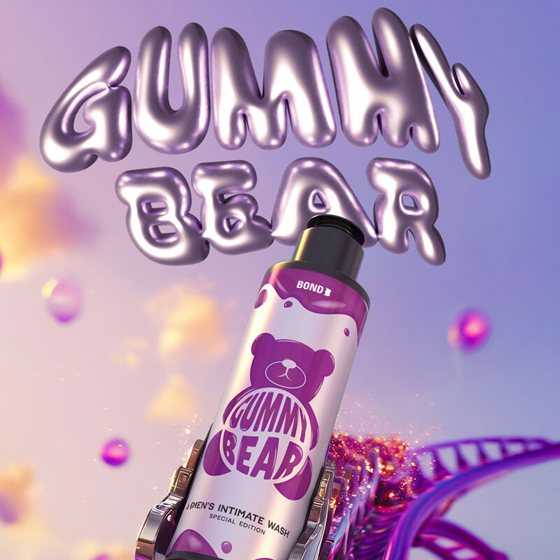 BOND Men Intimate Wash Gummy Bear Limited Edition 130ml