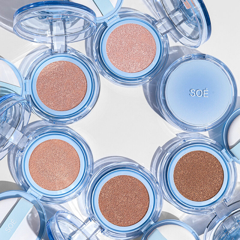 SOE CUSHION Radiant White Smooth And Glow Cushion SPF42 PA+++ 15g #04 Cinnamon Tan