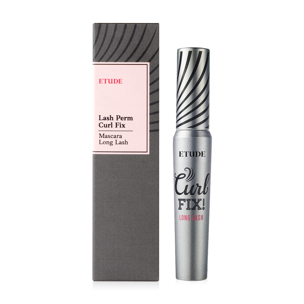 Etude Lash Perm Curl-Fix Mascara Long Lash 8g #Brown ( สินค้าหมดอายุ : 2025.09.05 ) 