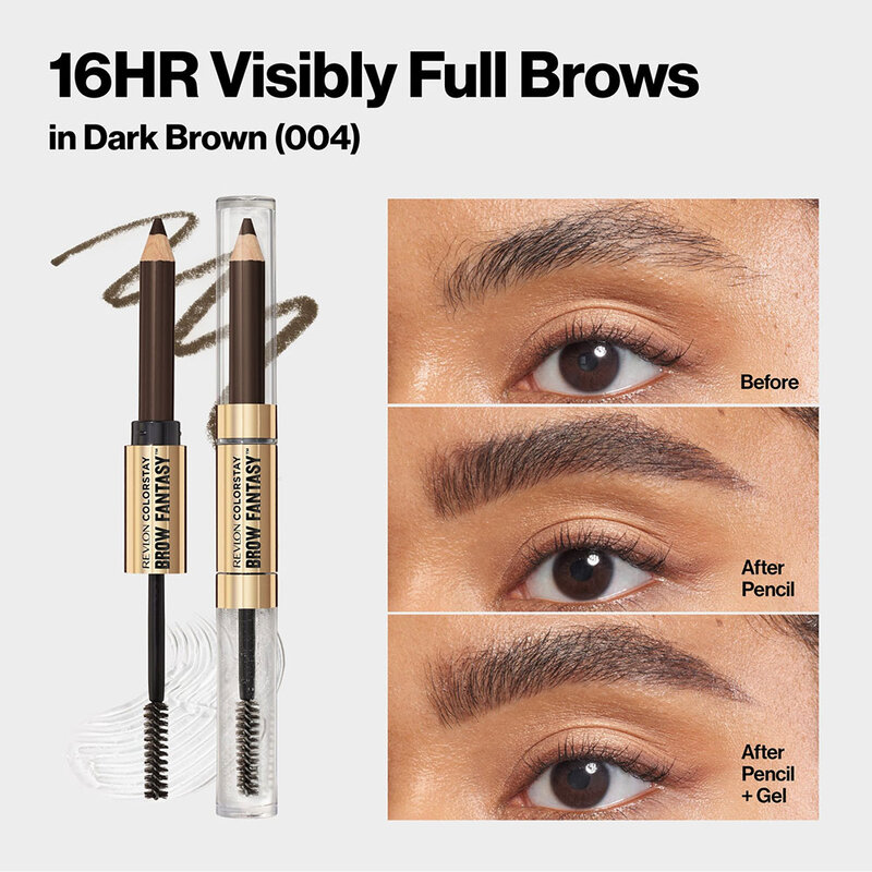 REVLON Colorstay Brow Fantasy 1.2g #004 Dark Brown