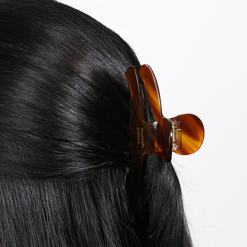 KVY Hair Clip Classical #Blue-Brown