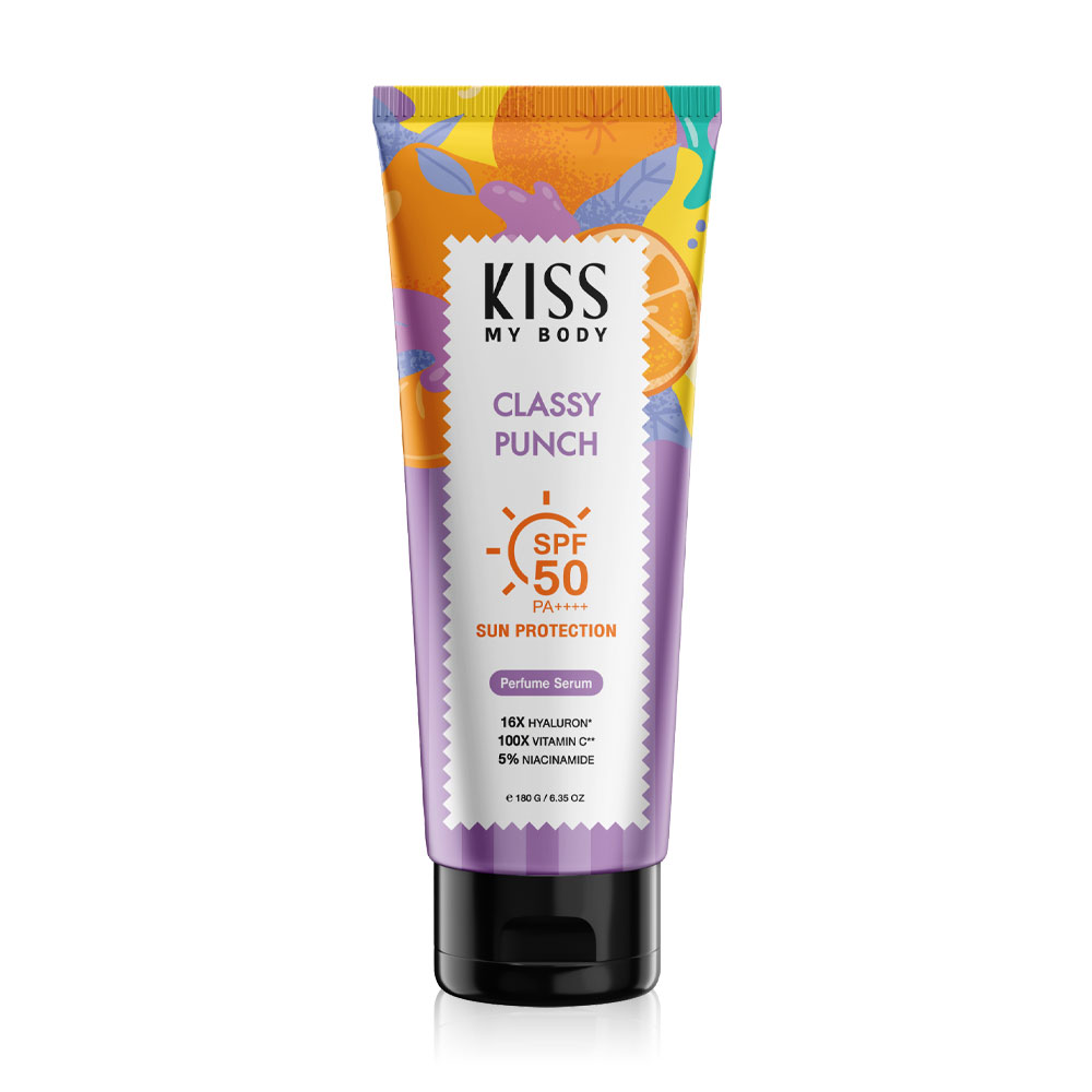 KISS MY BODY Sun Protection Perfume Serum SPF50 PA++++ 180g #Classy Punch