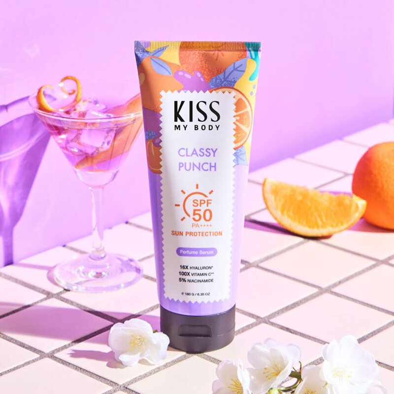 KISS MY BODY Sun Protection Perfume Serum SPF50 PA++++ 180g #Classy Punch