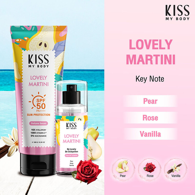 KISS MY BODY EDT 88ml #Lovely Martini