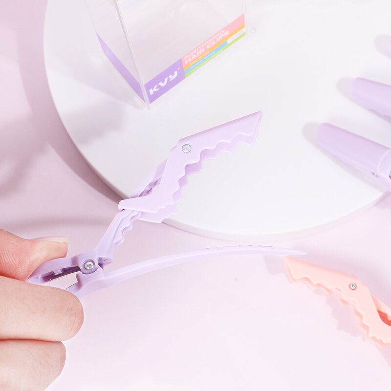 KVY Positioning Hair Clips Set #Purple