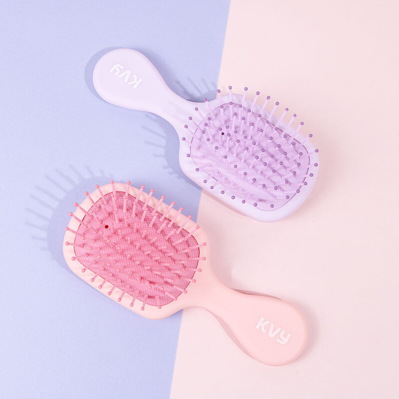 KVY Mini Air Cushion Hair Comb #Pink