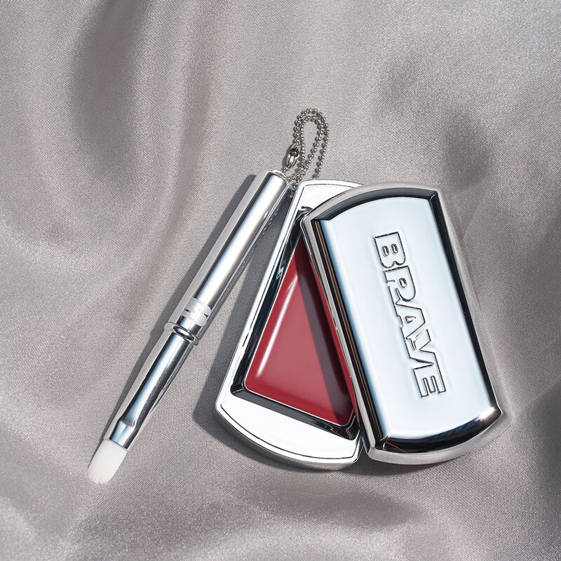 Braye Pocket Lip Brush 1pc #Silver