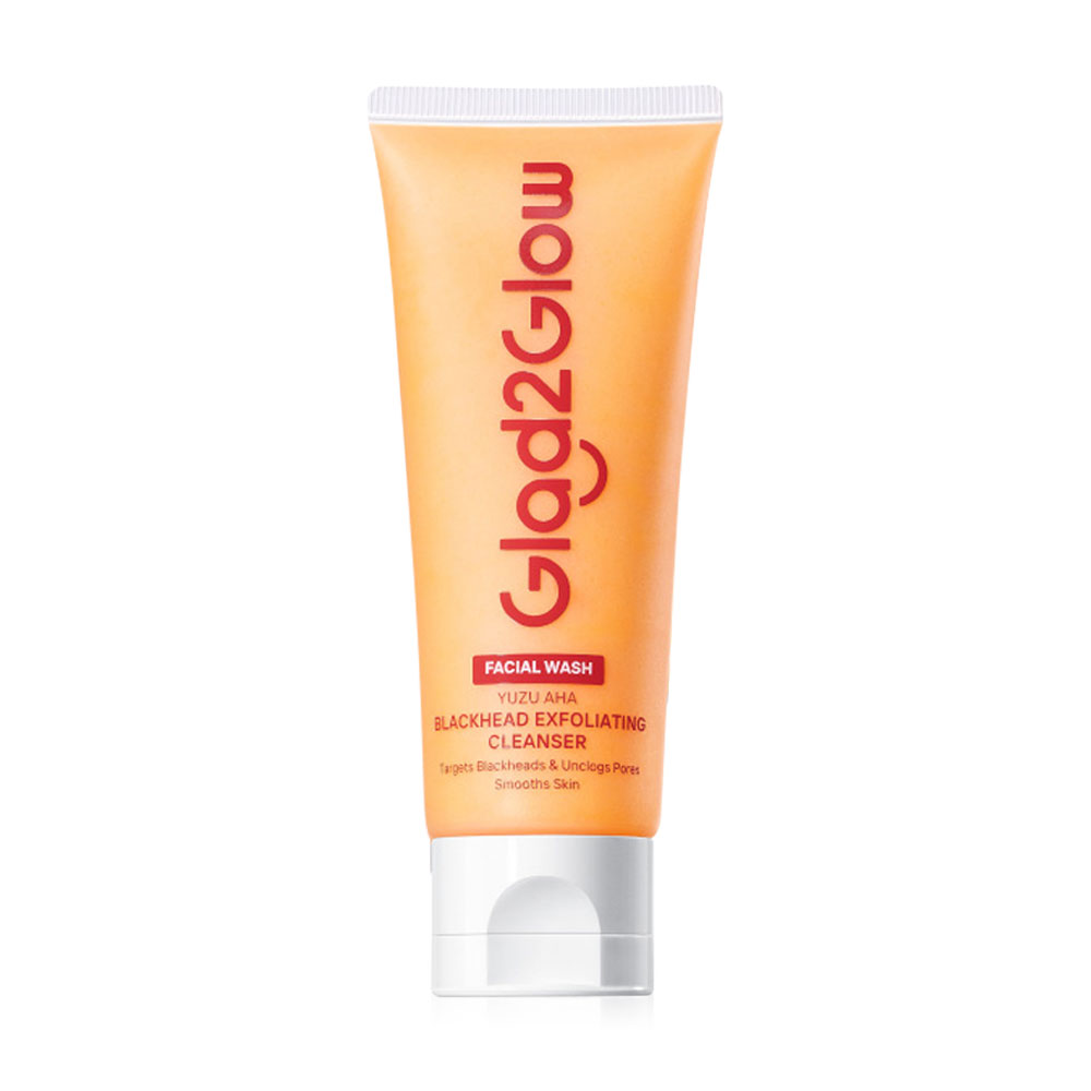 Glad2Glow Yuzu AHA Blackhead Smooth Exfoliating Cleanser 70ml